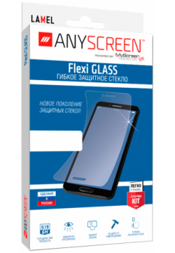 AnyScreen Flexi Glass защитное стекло для Huawei P10 Plus  Transparent 400807