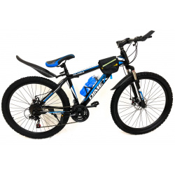 Велосипед горный 21 скорость 26 колеса DIMEX (Черно синий) GNSYKE GN10 Стильный
