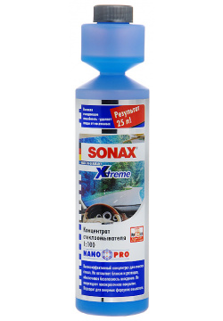 Стеклоомыватель Sonax "NanoPro"  концентрат 1:100 250 мл 271141 К