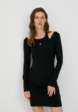 Платье Calvin Klein Jeans J20J221399  Цвет: черный