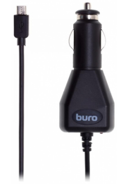 Автомобильное зар /устр  Buro XCJ 048 EM 1A универсальное кабель microUSB черный