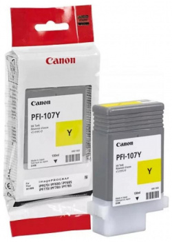 Картридж Canon PFI 107Y (6708B001) для iP F680/685/780/785  желтый 6708B001 О