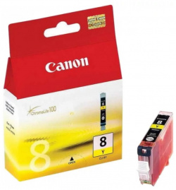 Картридж Canon CLI 8Y (0623B024) для iP6600D/4200/5200/5200R  желтый 0623B024 О