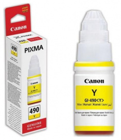 Картридж Canon GI 490Y (0666C001) для Pixma G1400/2400/3400  желтый 0666C001