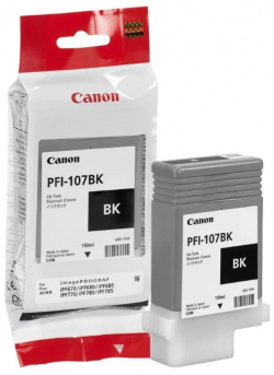 Картридж Canon PFI 107BK (6705B001) для iP F680/685/780/785  черный 6705B001