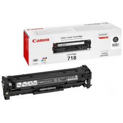 Картридж Canon 718BK (2662B002) для LBP7200/MF8330/8350  черный 2662B002