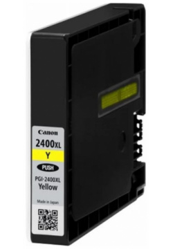 Картридж Canon PGI 2400Y XL (9276B001) для iB4040/МВ5040/5340  желтый 9276B001