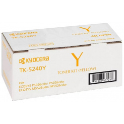 Картридж Kyocera TK 5240Y (1T02R7ANL0) для P5026cdn/cdw M5526cdn/cdw  желтый 1T02R7ANL0