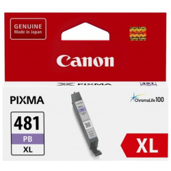 Картридж Canon CLI 481PB XL (2048C001) для PixmaTS8140TS/TS9140  голубой 2048C001