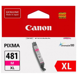 Картридж Canon CLI 481M XL (2045C001) для Pixma TS6140/TS8140TS/TS9140/TR7540/TR8540  пурпурный 2045C001