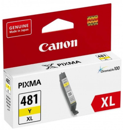 Картридж Canon CLI 481Y XL (2046C001) для Pixma TS6140/TS8140TS/TS9140/TR7540/TR8540  желтый 2046C001