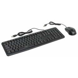 Набор клавиатура + мышь Oklick 600M клав:черный мышь:черный USB MK 5330 