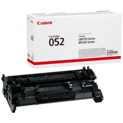Тонер Картридж Canon 052 2199C002 черный (3100стр ) для MF421dw/MF426dw/MF428x/MF429x 