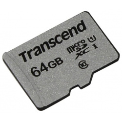Карта памяти micro SDXC Transcend 64Gb 300S UHS I U1 (90/45 Mb/s) TS64GUSD300S 