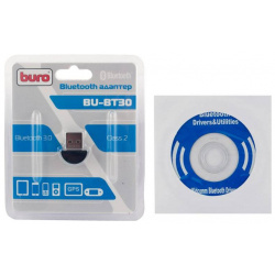 Адаптер USB Buro BU BT30 черный 