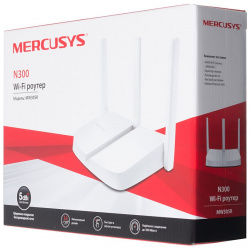 Wi Fi роутер Mercusys MW305R белый N300 – это