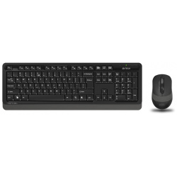 Набор клавиатура+мышь A4Tech Fstyler FG1010 черный/серый GREY 