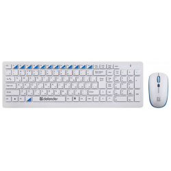 Набор клавиатура+мышь Defender Skyline 895 Nano White USB 45895 