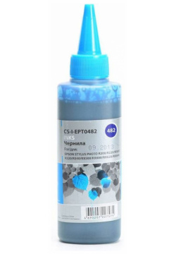 Чернила Cactus CS I EPT0482 голубой 100мл для Epson StPh R200/R220/R300/R320/R340 