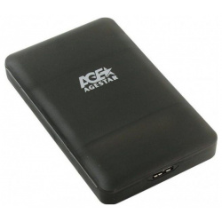 Внешний корпус для HDD/SSD AgeStar 31UBCP3 SATA пластик черный 2 5" 