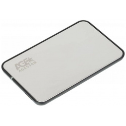 Внешний корпус для HDD/SSD AgeStar 3UB2A8S 6G SATA III пластик/алюминий серебристый 2 5" (SILVER) 