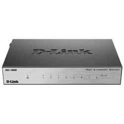 Коммутатор D Link DES 1008D/L2B 5 портовый (DES 1005D) и 8