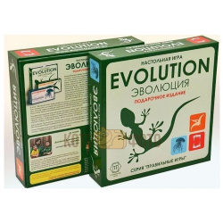 Настольная игра Правильные игры 13 01 04 Эволюция  Подарочный набор 3 выпуска + 18 новых карт 2004