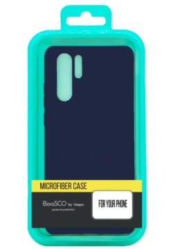 Чехол BoraSCO Microfiber Case для (A013) Galaxy A01 Core синий Удобный и