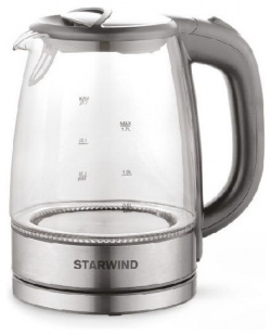 Чайник электрический Starwind SKG2315 серый/серебристый 