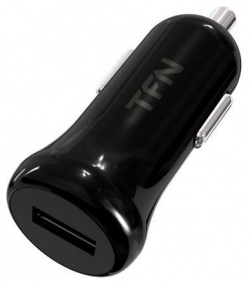 Автомобильное зарядное устройство TFN 1A black б/кабеля 
