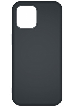 Чехол BoraSCO Silicone Case матовый для Samsung Galaxy A72 черный Лёгкий и