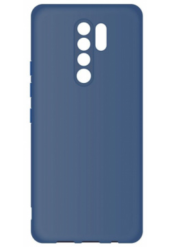 Чехол BoraSCO Microfiber Case для Samsung Galaxy A72 синий Удобный и эластичный