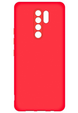 Чехол BoraSCO Microfiber Case для Samsung Galaxy A72 красный 