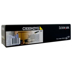 Картридж лазерный Lexmark C930H2YG желтый 