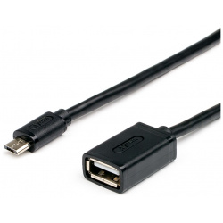 Кабель Atcom USB  microUSB OTG 0 1м AT3792