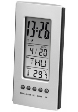 Термометр Hama H 186357 серебристый/черный сделан из