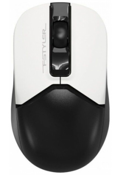 Мышь A4Tech Fstyler FG12 Panda белый/черный Беспроводная компьютерная