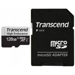 Карта памяти Transcend microSD 128GB (TS128GUSD350V) w/adapter 