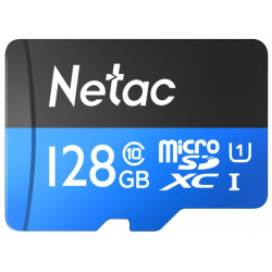 Карта памяти NeTac P500 Standard MicroSDXC 128GB (NT02P500STN 128G S) 