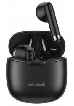 Наушники USAMS с микрофоном (TWS) IA04  черные (BHUIA01) УТ000024940