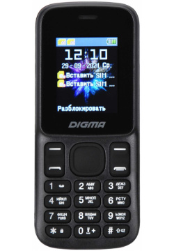 Мобильный телефон Digma A172 Linx 32Mb черный LT1070PM 