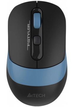Мышь A4Tech Fstyler FB10C черный/синий  ASH BLUE