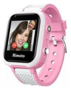 Детские умные часы Aimoto Pro Indigo 4G Pink Кнопка жизни 9500103 
