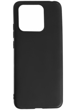 Чехол защитный TPU LuxCase для Xiaomi Redmi 10C  Чёрный 1 мм 62703