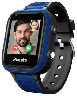 Детские умные часы Aimoto Pro Indigo 4G Black 9500102 Кнопка Жизни