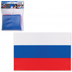 Флаг России  90х135 см карман под древко упаковка с европодвесом 550021 Noname