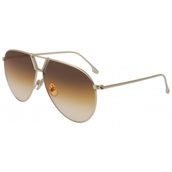 Солнцезащитные очки VICTORIA BECKHAM VB208S GOLD/BROWN (2432416410702) 