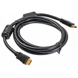Кабель аудио видео Buro HDMI (m)/HDMI (m) 1 8м  феррит кольца черный (HDMI 19M/19M 8M MG) MG