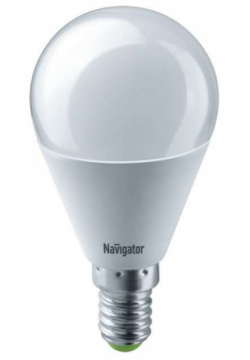 Лампа светодиодная 61 334 NLL G45 8 5 230 4К E14 Navigator 61334 