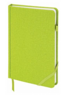 Ежедневник недатированный А5 (138x213 мм) BRAUBERG "Finest"  136 л кожзам резинка зеленый 111868